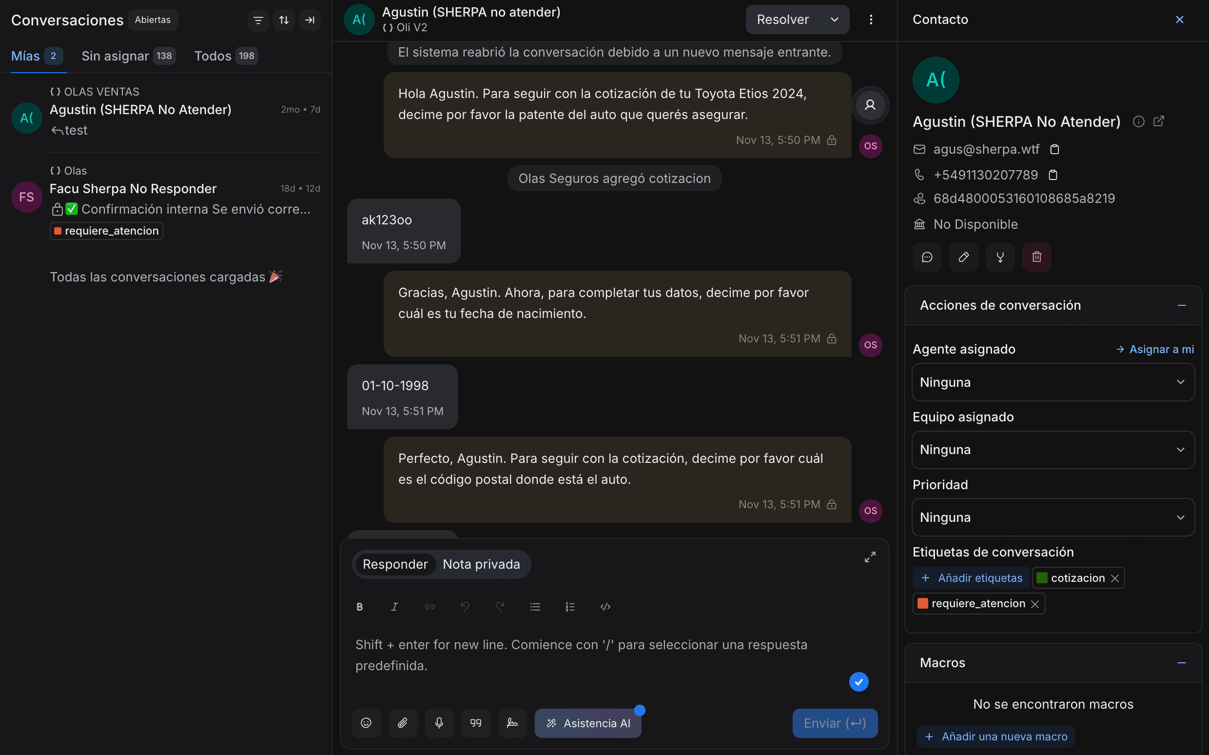 Ordená a tu equipo en un solo CRM